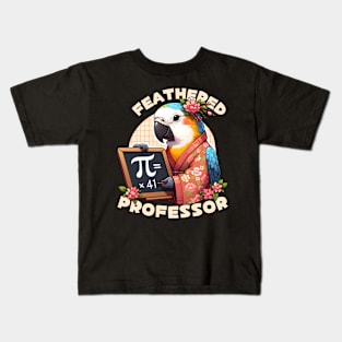 Pi day parrot Kids T-Shirt